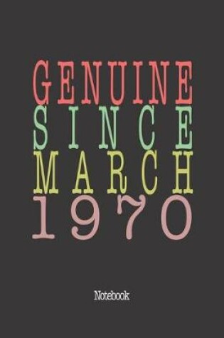 Cover of Genuine Since March 1970