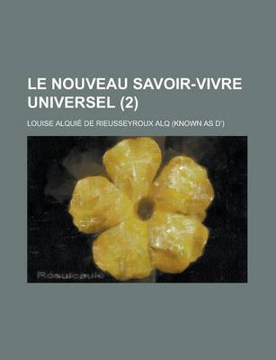 Book cover for Le Nouveau Savoir-Vivre Universel (2)