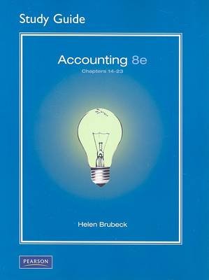 Book cover for Study Guide 14-23 for Accounting