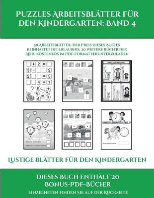 Cover of Lustige Blätter für den Kindergarten (Puzzles Arbeitsblätter für den Kindergarten