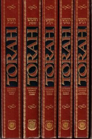 Cover of Torah Chumash 5-Volume Set in Slip-Case