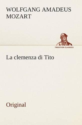 Book cover for La Clemenza Di Tito