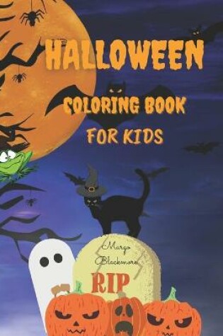 Cover of Halloween Coloring Book For Kids