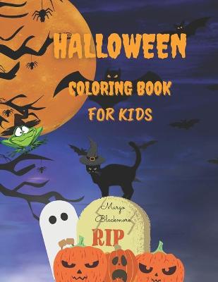 Book cover for Halloween Coloring Book For Kids