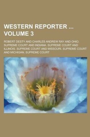 Cover of Western Reporter Volume 3