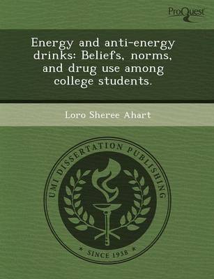 Book cover for Energy and Anti-Energy Drinks: Beliefs