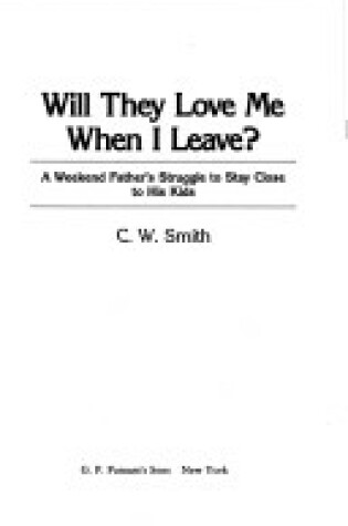 Cover of Will They Love Me