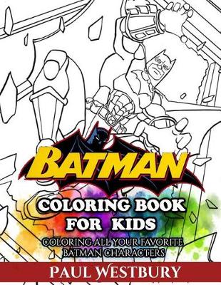 Book cover for Batman Coloring Book for Kids