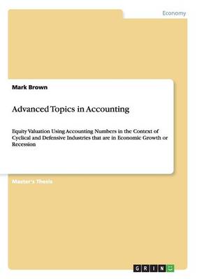 Book cover for Advanced Topics in Accounting