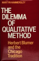 Book cover for The Dilemma of Qualitative Method