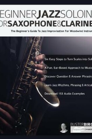 Cover of Beginner Jazz Soloing for Saxophone & Clarinet
