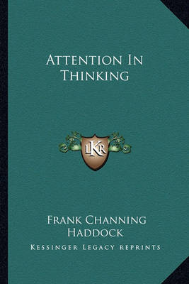 Book cover for Attention in Thinking