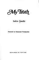 Book cover for My Truth