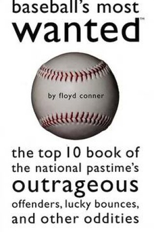 Cover of Baseball's Most Wanted