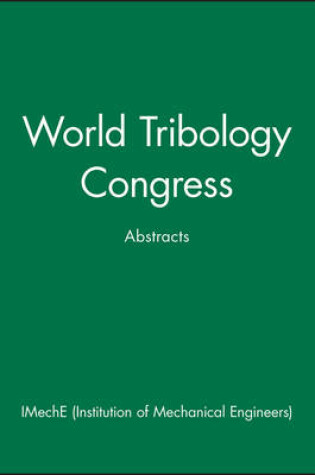 Cover of World Tribology Congress