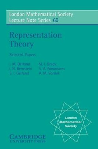 Cover of Representation Theory