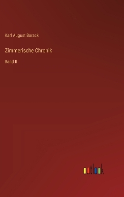 Book cover for Zimmerische Chronik