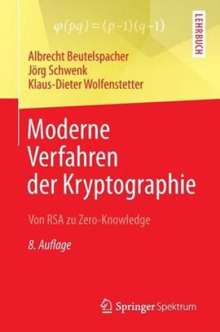 Cover of Moderne Verfahren Der Kryptographie