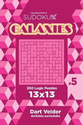 Book cover for Sudoku Galaxies - 200 Logic Puzzles 13x13 (Volume 5)