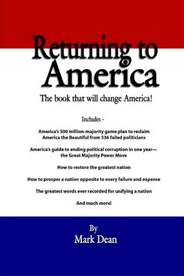 Book cover for Returning to America: The Book That Will Change America