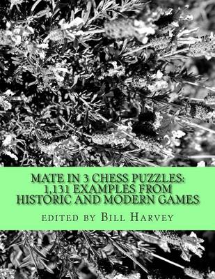 Book cover for Mate in 3 Chess Puzzles