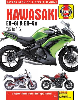 Book cover for Kawasaki ER-6f & ER-6n (06 - 16)