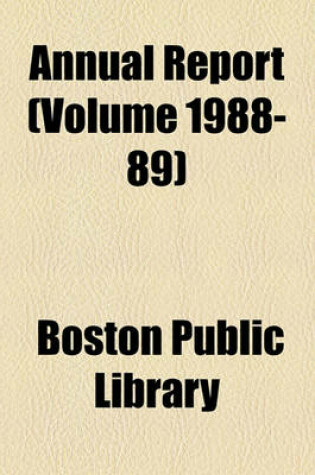 Cover of Annual Report (Volume 1988-89)