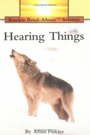 Cover of Hearing Things-Pbk