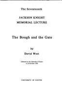 Book cover for The Bough and the Gate