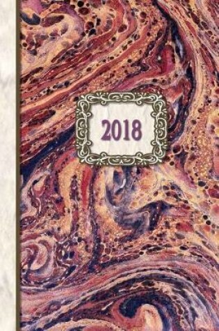 Cover of 2018 Diary Purple Stone Design
