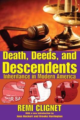 Book cover for Death, Deeds, and Descendents