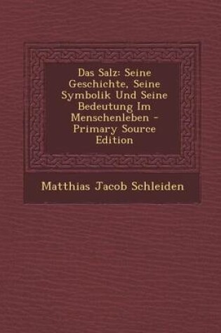 Cover of Das Salz