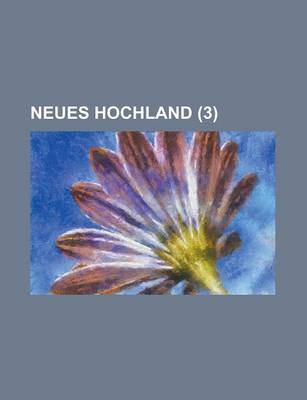 Book cover for Neues Hochland (3 )