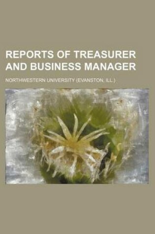 Cover of Reports of Treasurer and Business Manager