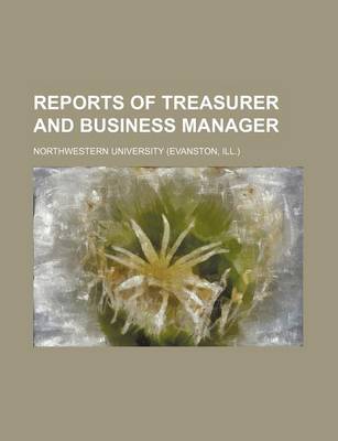 Book cover for Reports of Treasurer and Business Manager