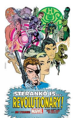 Book cover for Steranko is… Revolutionary King-Size