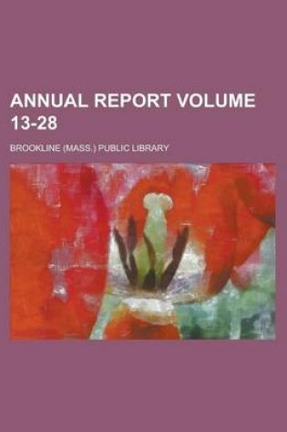 Cover of Annual Report (1913)