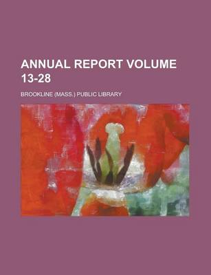 Book cover for Annual Report (1913)