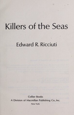 Book cover for Killers of the Seas