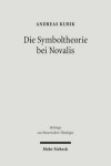 Book cover for Die Symboltheorie bei Novalis