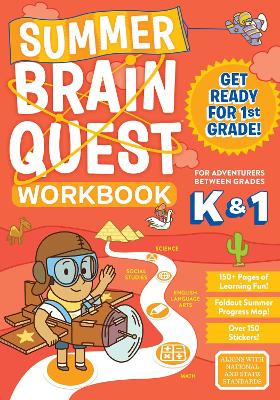 Book cover for Summer Brain Quest: Between Grades K & 1