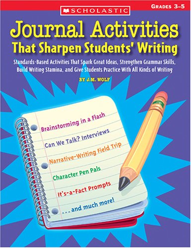 Book cover for Journal Activities That Sharpen Students' Writing