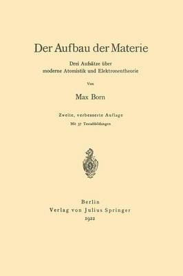 Book cover for Der Aufbau der Materie