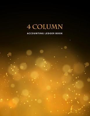 Cover of 4 Column Accounting Ledger Book