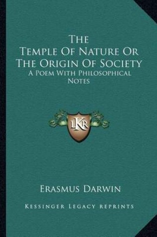 Cover of The Temple of Nature or the Origin of Society