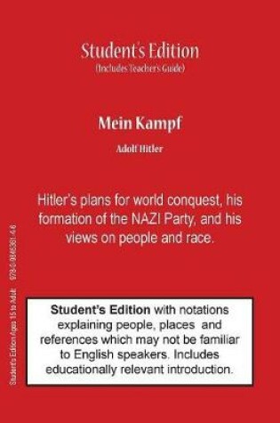 Cover of Mein Kampf (Student's & Teacher's Classroom Edition)