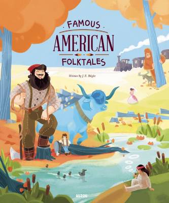Book cover for Famous American Folktales