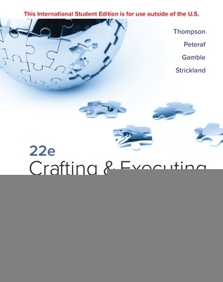 Book cover for ISE Crafting and Executing Strategy: Concepts