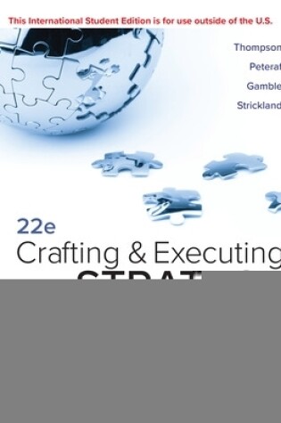 Cover of ISE Crafting and Executing Strategy: Concepts