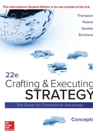 Cover of ISE Crafting and Executing Strategy: Concepts